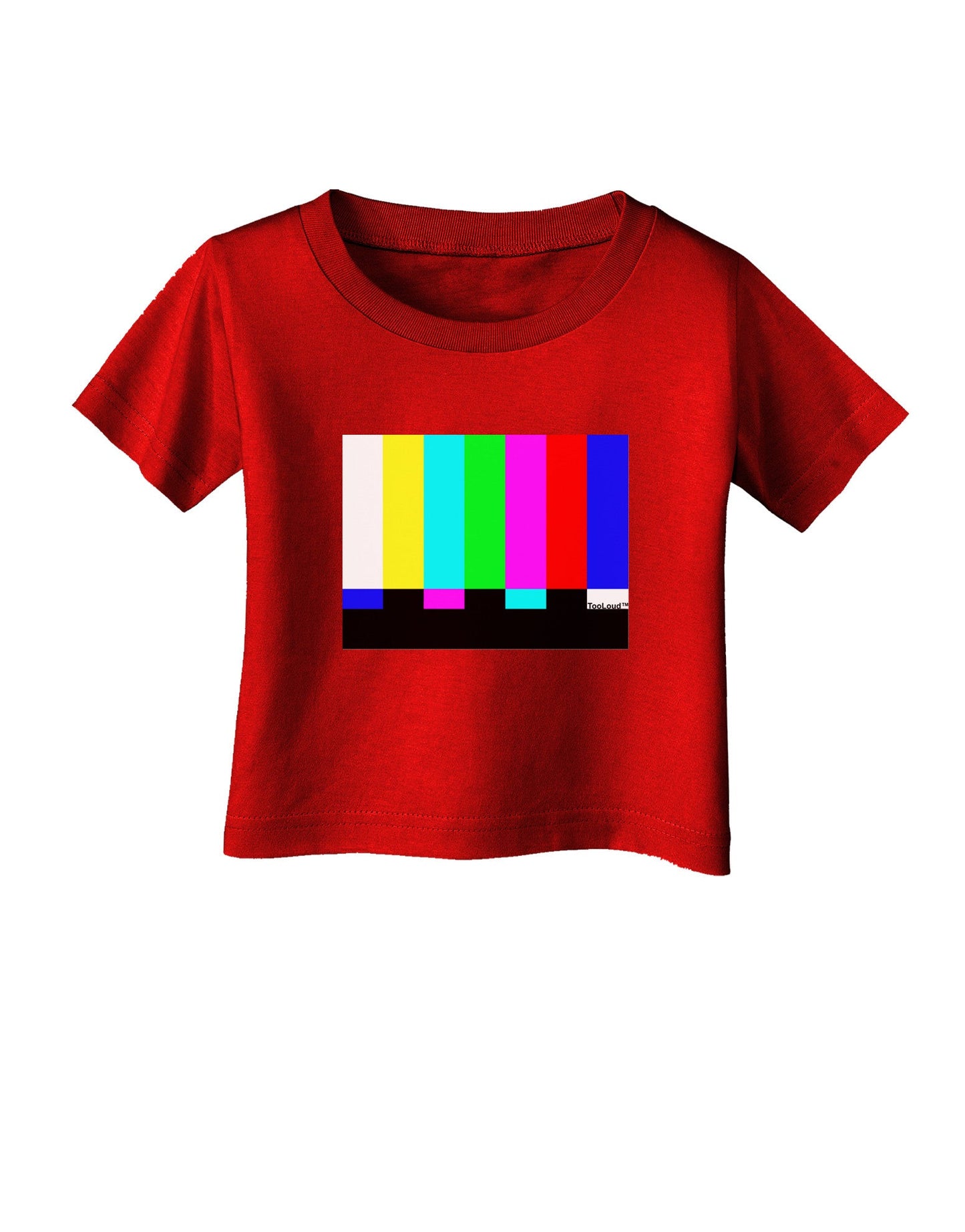 Color Bars Test Signal Infant T-Shirt Dark-Infant T-Shirt-TooLoud-Clover-Green-06-Months-Davson Sales