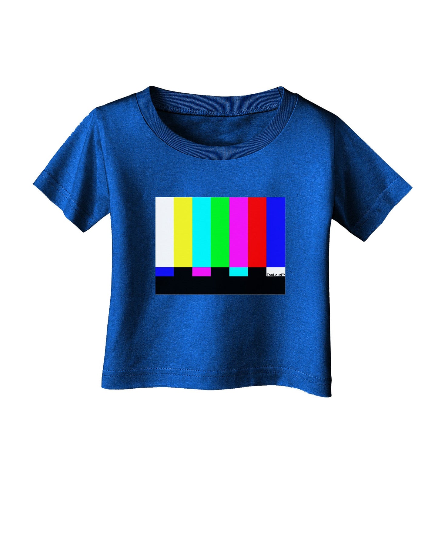 Color Bars Test Signal Infant T-Shirt Dark-Infant T-Shirt-TooLoud-Red-06-Months-Davson Sales