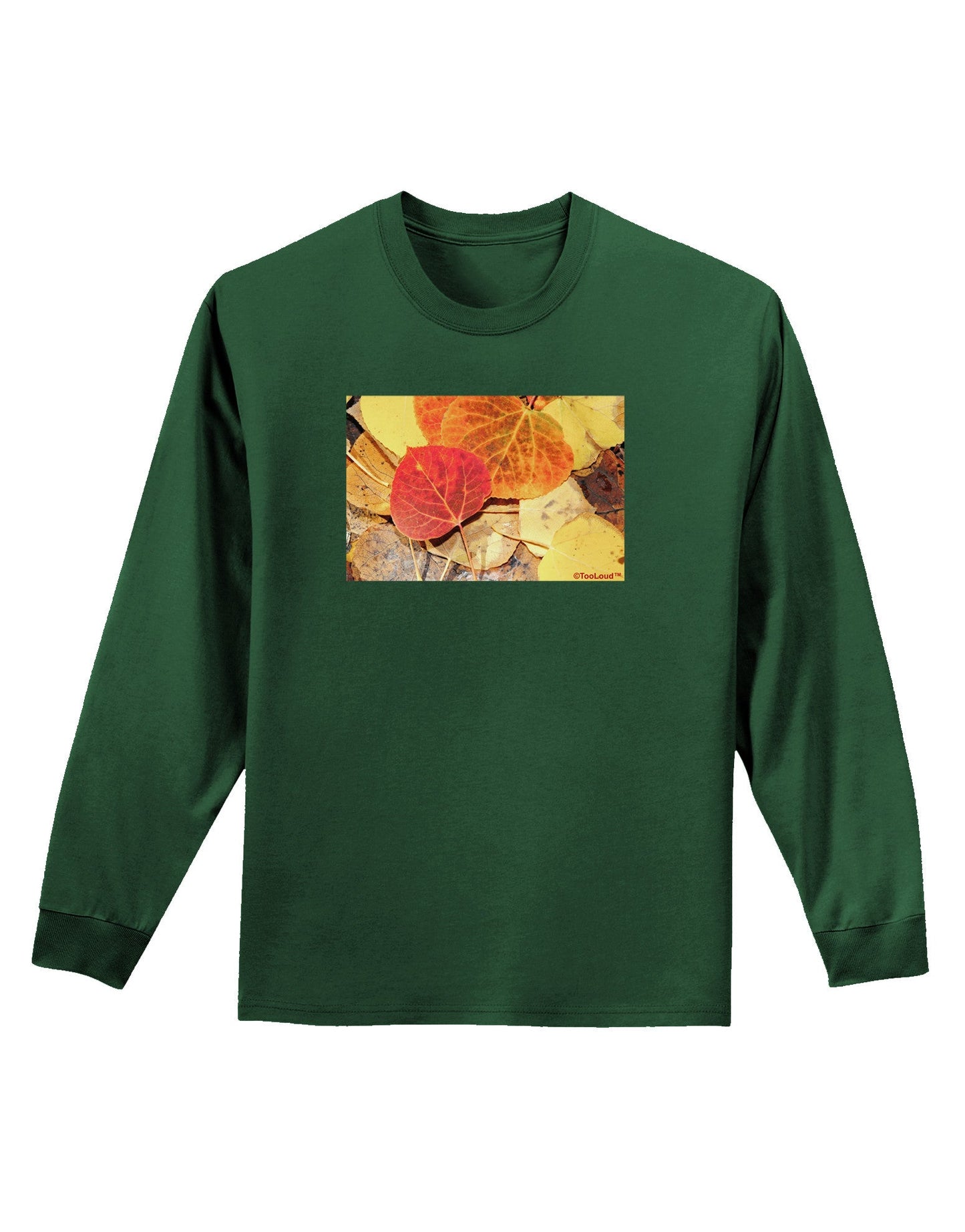 Colorado - Autumn Adult Long Sleeve Dark T-Shirt-TooLoud-Dark-Green-Small-Davson Sales