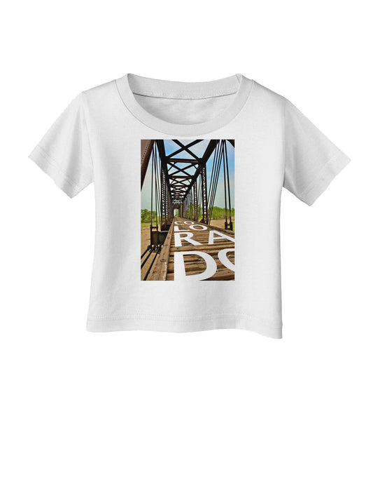 Colorado Bridge Text Infant T-Shirt-Infant T-Shirt-TooLoud-White-06-Months-Davson Sales