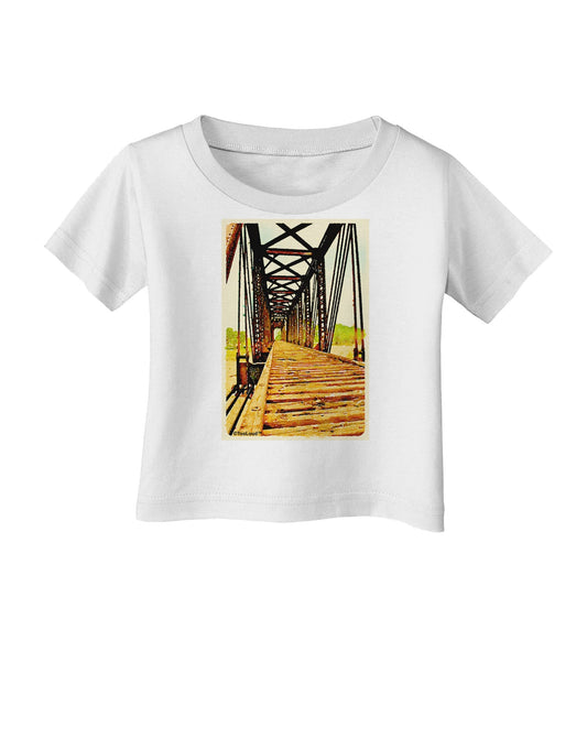 Colorado Bridge Watercolor Infant T-Shirt-Infant T-Shirt-TooLoud-White-06-Months-Davson Sales