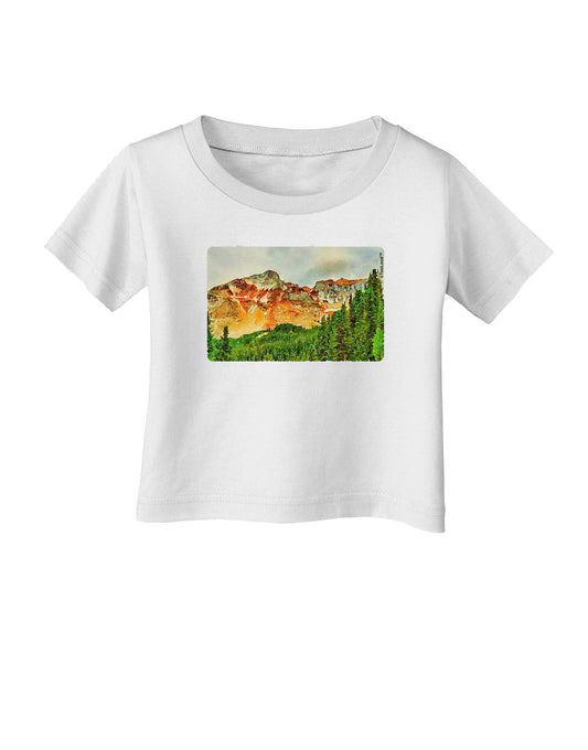 Colorado Forrest Watercolor Infant T-Shirt-Infant T-Shirt-TooLoud-White-06-Months-Davson Sales