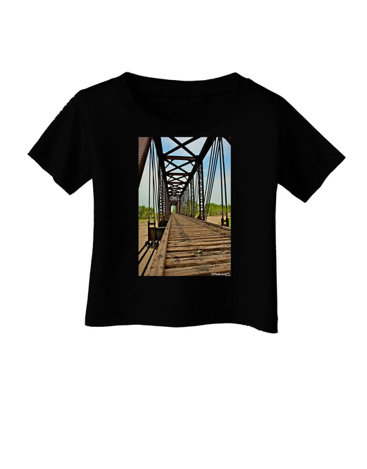 Colorado Landscape Bridge Infant T-Shirt Dark-Infant T-Shirt-TooLoud-Black-06-Months-Davson Sales