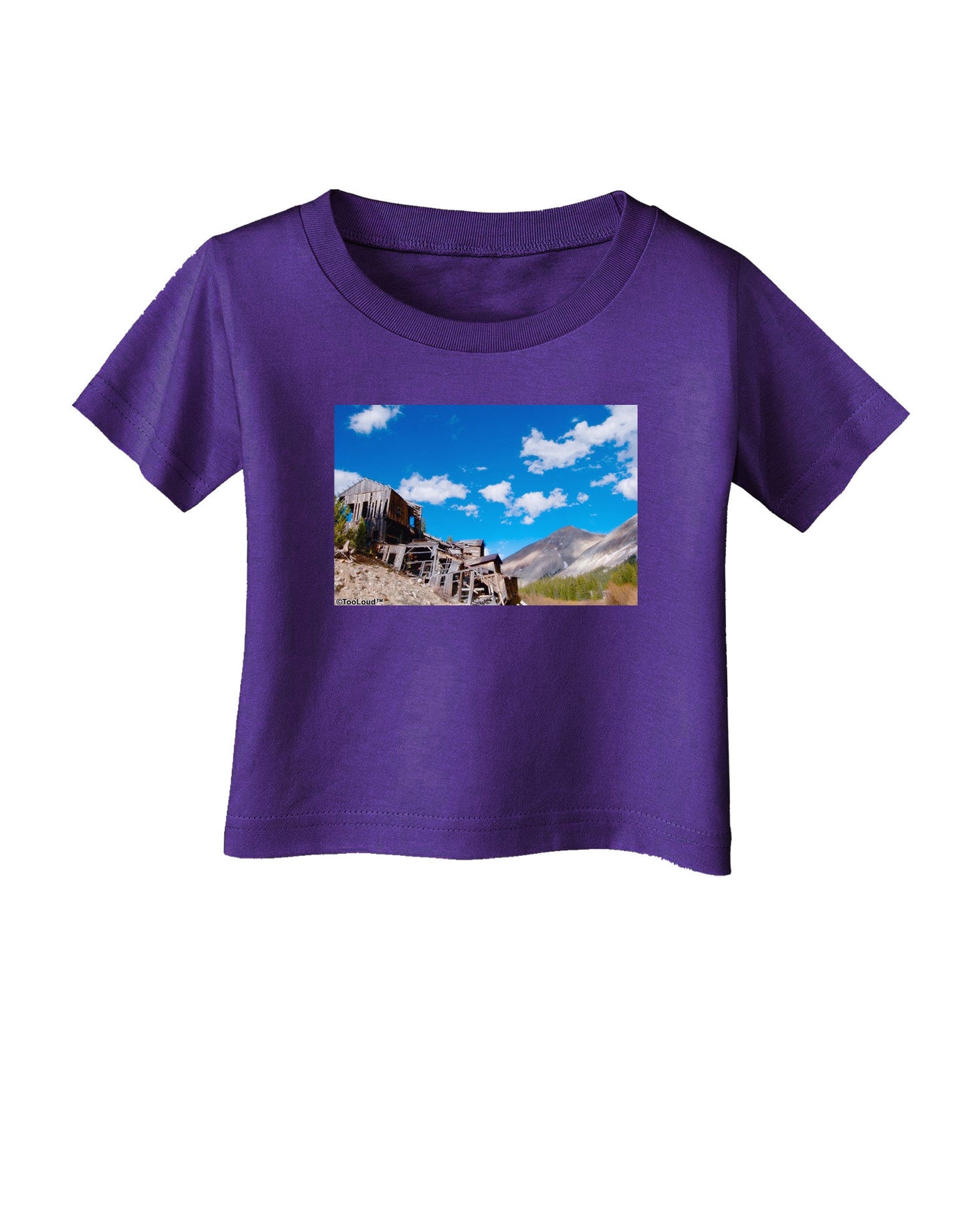 Colorado Landscape Ruins Infant T-Shirt Dark-Infant T-Shirt-TooLoud-Purple-06-Months-Davson Sales