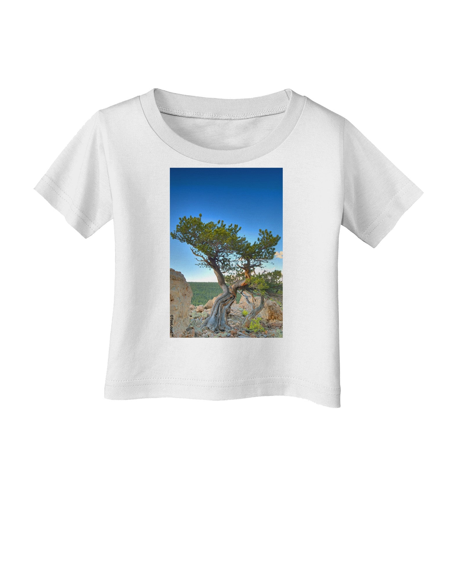 Colorado Landscape Tree Infant T-Shirt-Infant T-Shirt-TooLoud-White-06-Months-Davson Sales