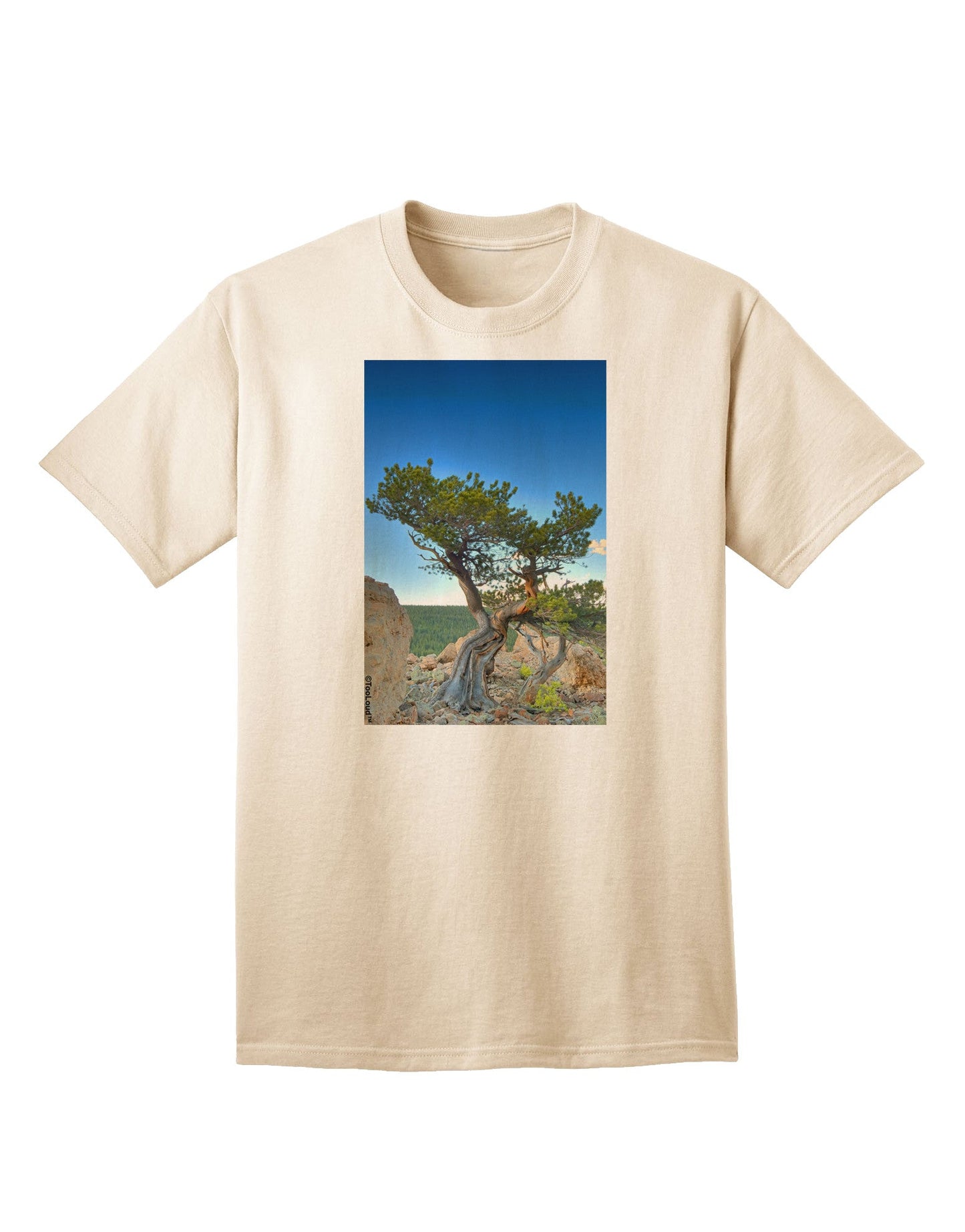 Colorado Landscape Tree - Premium Adult T-Shirt Collection-Mens T-shirts-TooLoud-Natural-Small-Davson Sales