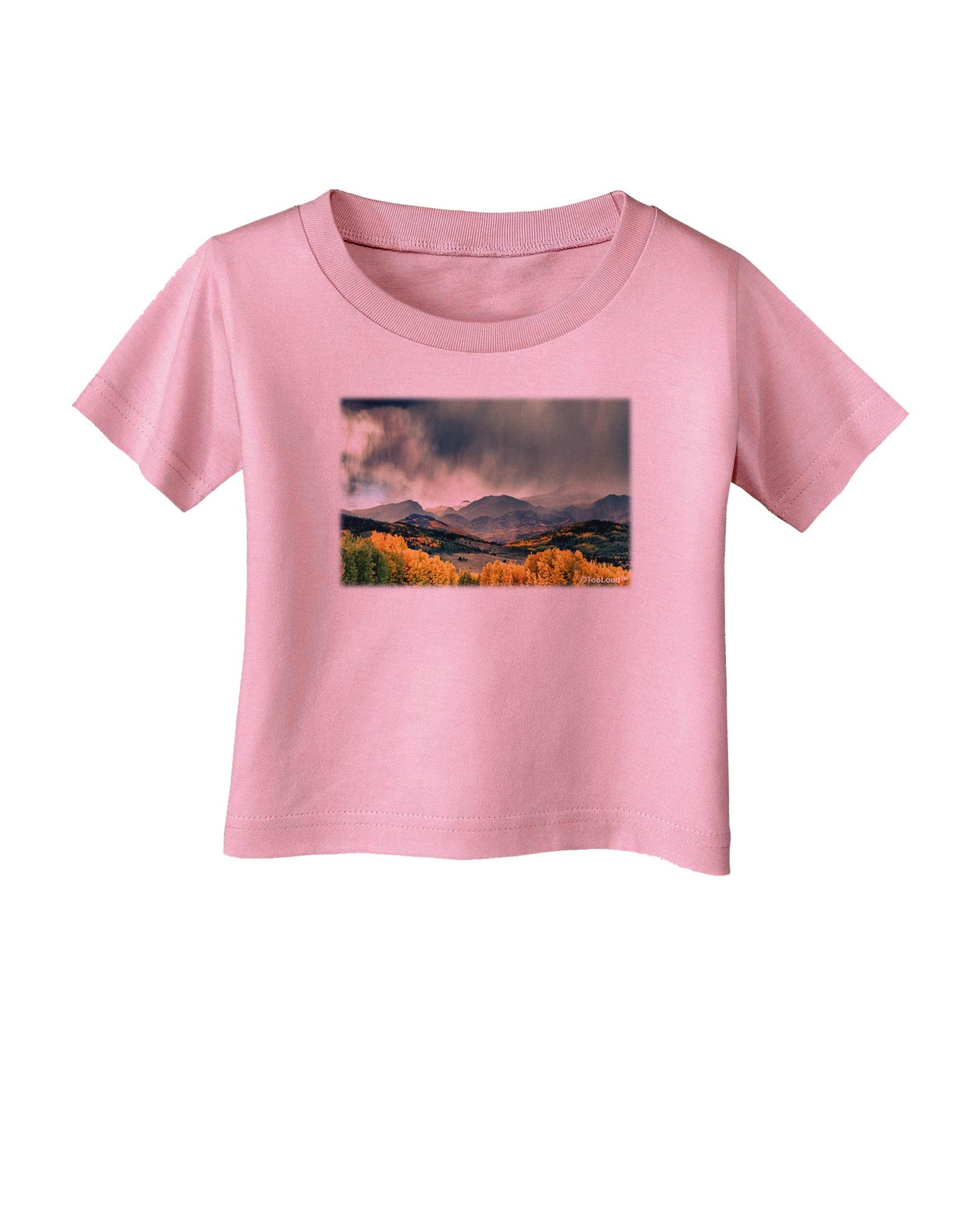 Colorado Mountain Scene Photo Infant T-Shirt-Infant T-Shirt-TooLoud-Candy-Pink-06-Months-Davson Sales