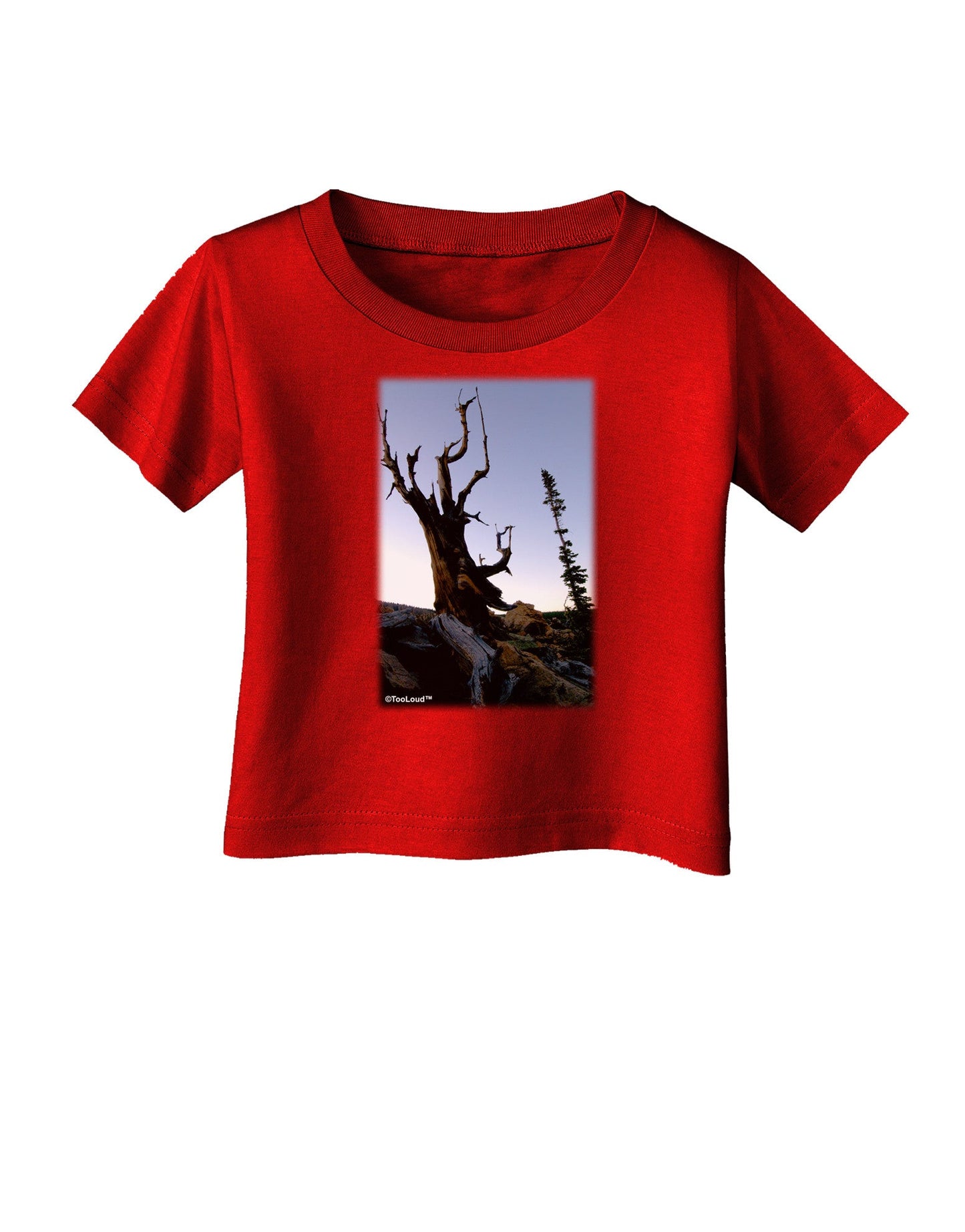 Colorado Mountain Scenery Infant T-Shirt Dark-Infant T-Shirt-TooLoud-Red-06-Months-Davson Sales