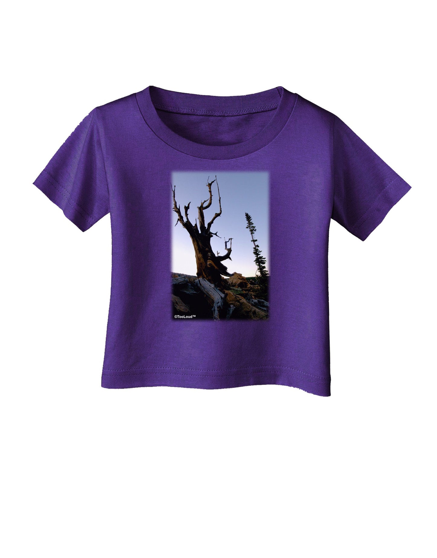 Colorado Mountain Scenery Infant T-Shirt Dark-Infant T-Shirt-TooLoud-Purple-06-Months-Davson Sales