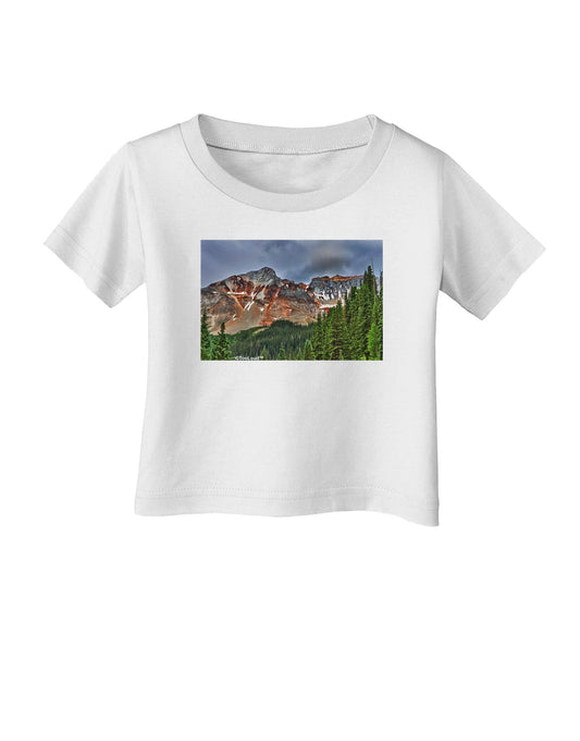 Colorado Mountains Forrest Infant T-Shirt-Infant T-Shirt-TooLoud-White-06-Months-Davson Sales