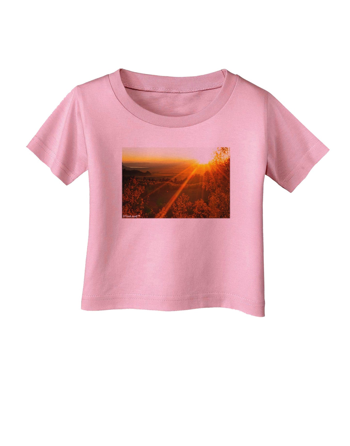 Colorado Sunset Infant T-Shirt-Infant T-Shirt-TooLoud-Candy-Pink-06-Months-Davson Sales