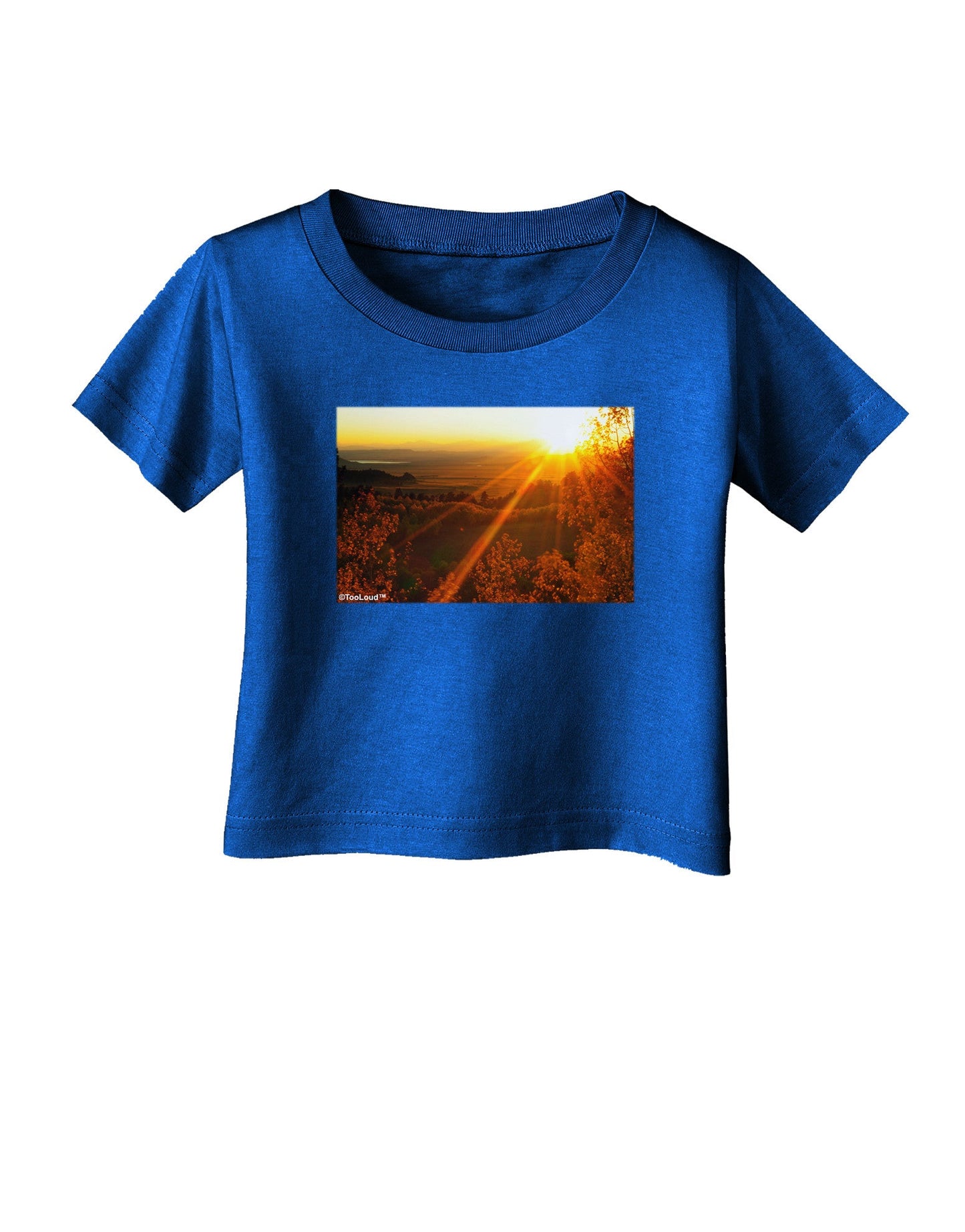 Colorado Sunset Infant T-Shirt Dark-Infant T-Shirt-TooLoud-Royal-Blue-06-Months-Davson Sales