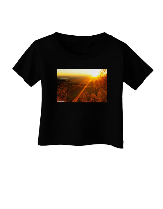 Colorado Sunset Infant T-Shirt Dark-Infant T-Shirt-TooLoud-Black-06-Months-Davson Sales
