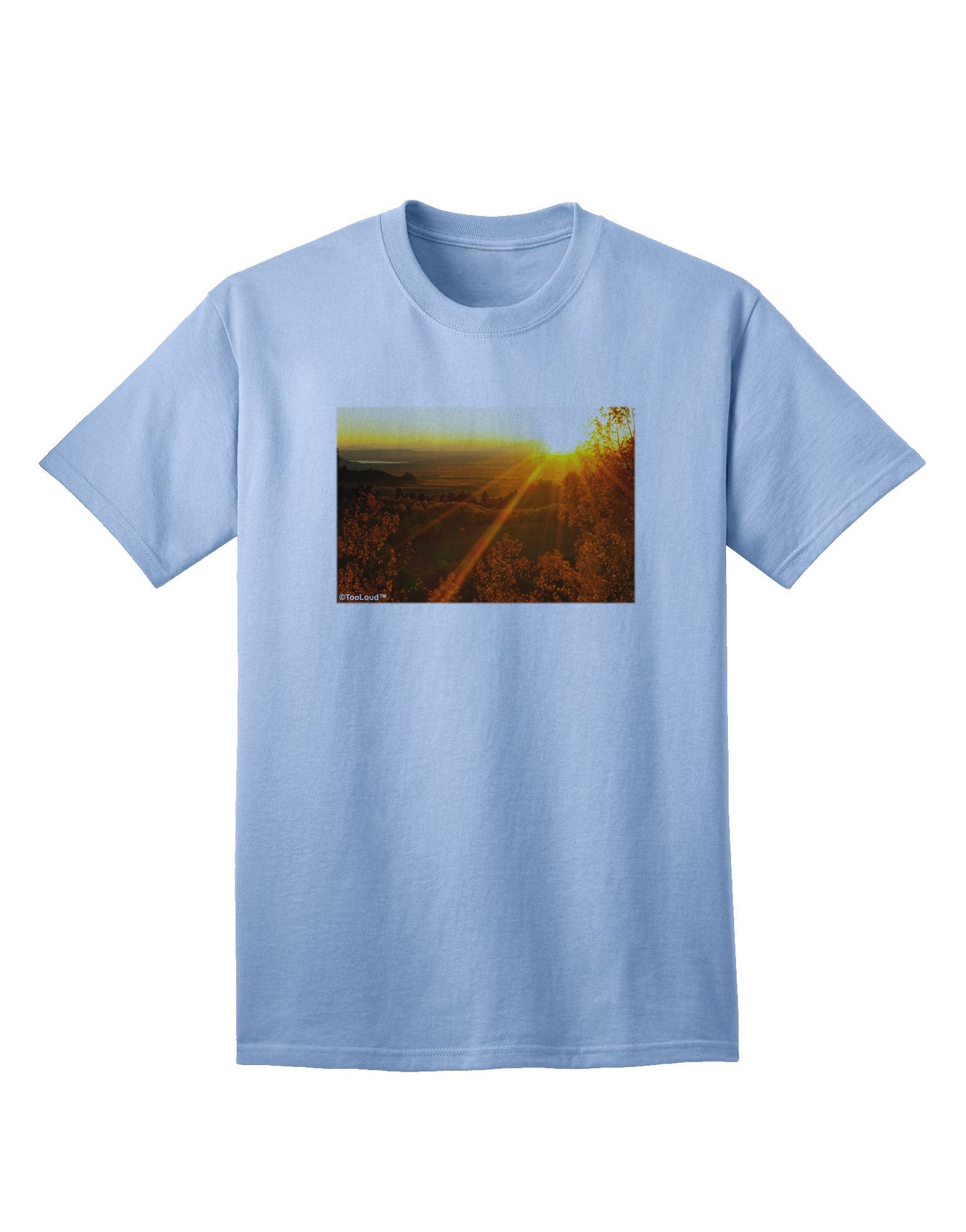 Colorado Sunset - Premium Adult T-Shirt Collection-Mens T-shirts-TooLoud-Light-Blue-Small-Davson Sales