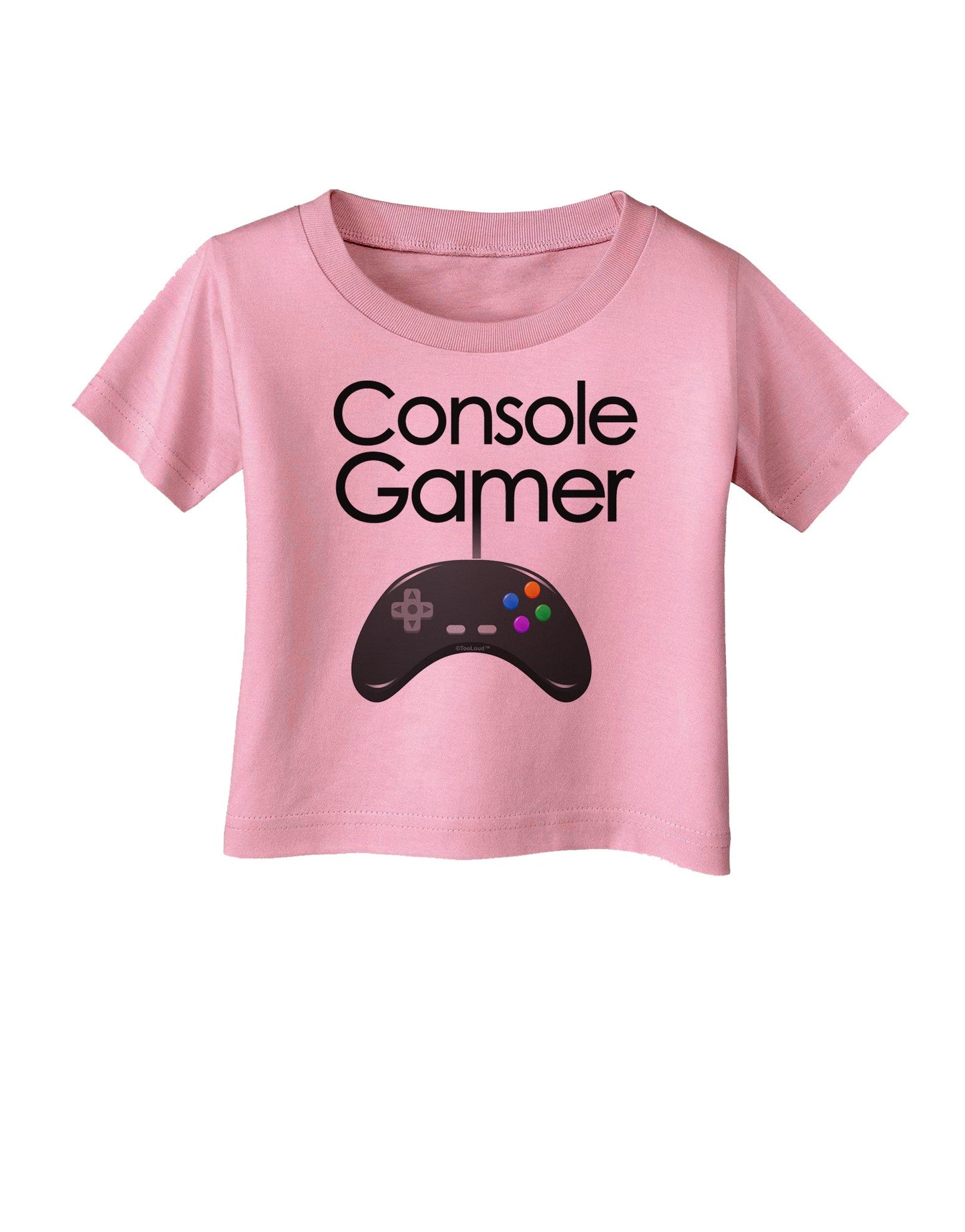 Console Gamer Infant T-Shirt-Infant T-Shirt-TooLoud-Candy-Pink-06-Months-Davson Sales