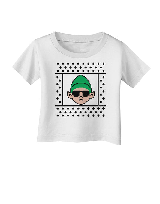 Cool Elf Christmas Sweater Infant T-Shirt-Infant T-Shirt-TooLoud-White-06-Months-Davson Sales