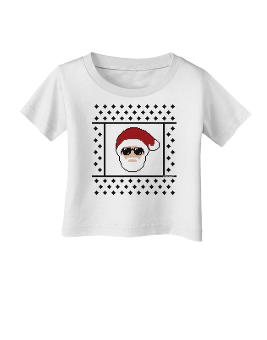 Cool Santa Christmas Sweater Infant T-Shirt-Infant T-Shirt-TooLoud-White-06-Months-Davson Sales