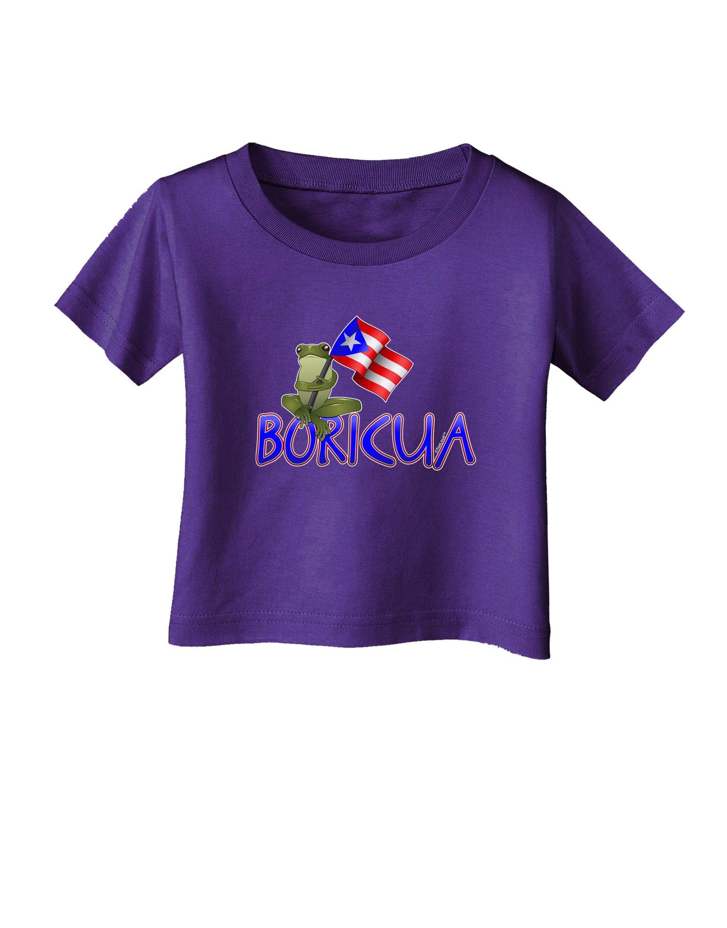 Coqui Boricua Infant T-Shirt Dark-Infant T-Shirt-TooLoud-Purple-06-Months-Davson Sales