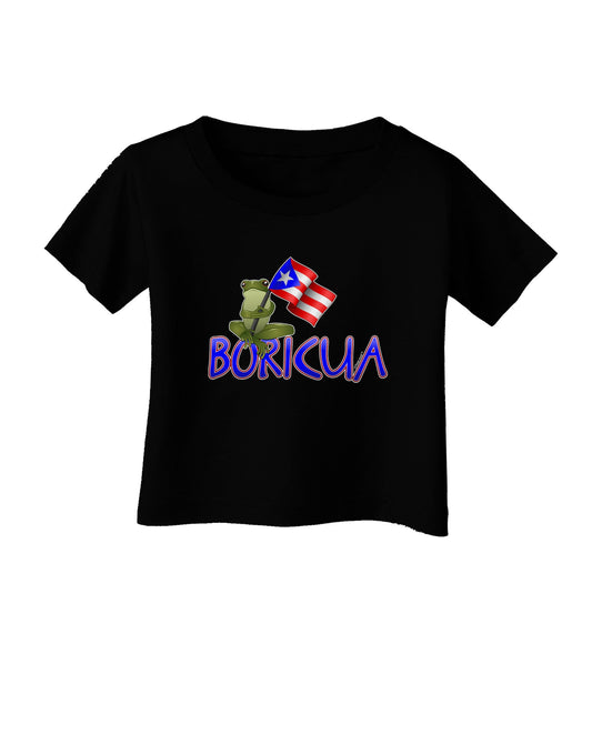 Coqui Boricua Infant T-Shirt Dark-Infant T-Shirt-TooLoud-Black-06-Months-Davson Sales