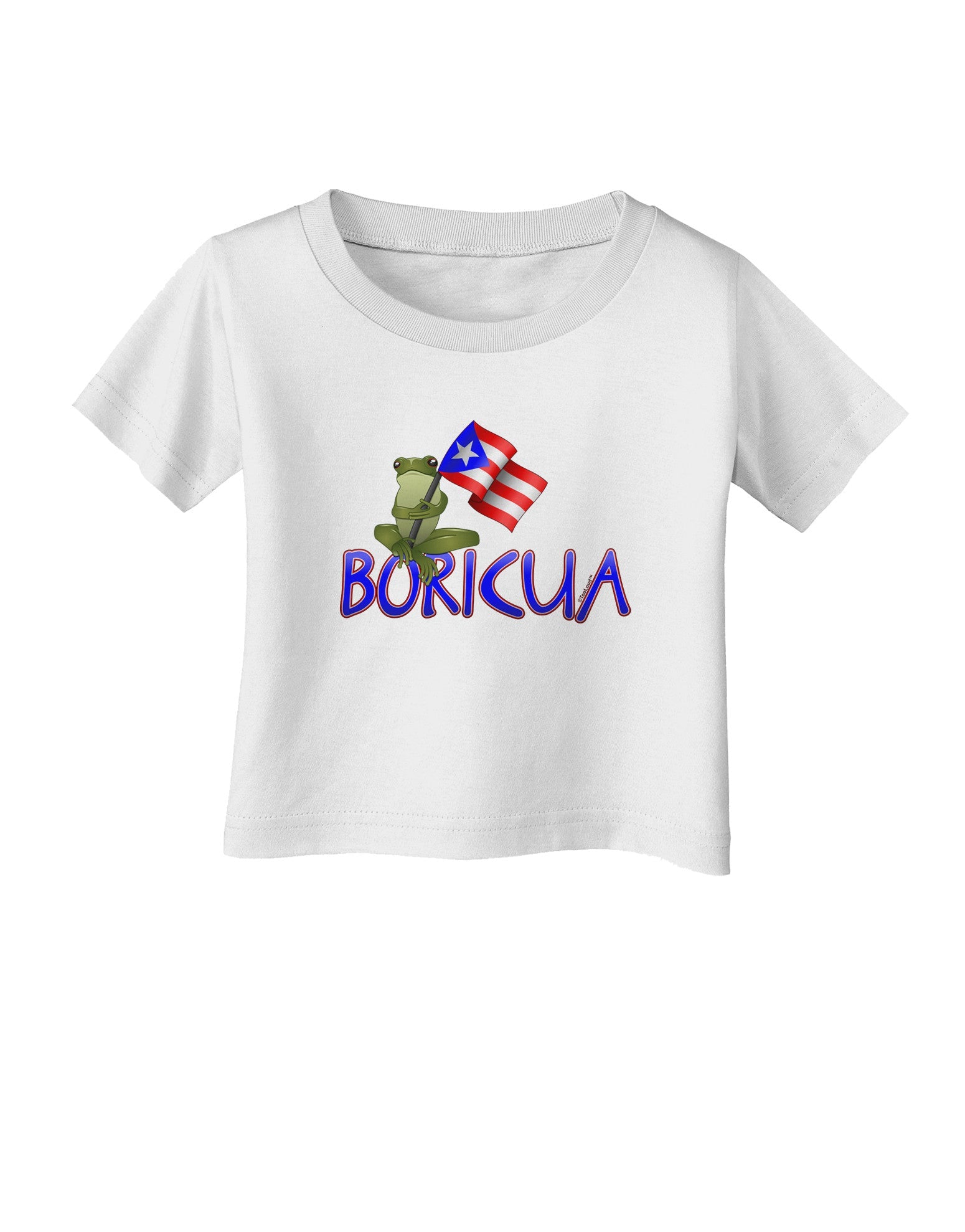 Coqui Boricua Infant T-Shirt-Infant T-Shirt-TooLoud-White-06-Months-Davson Sales