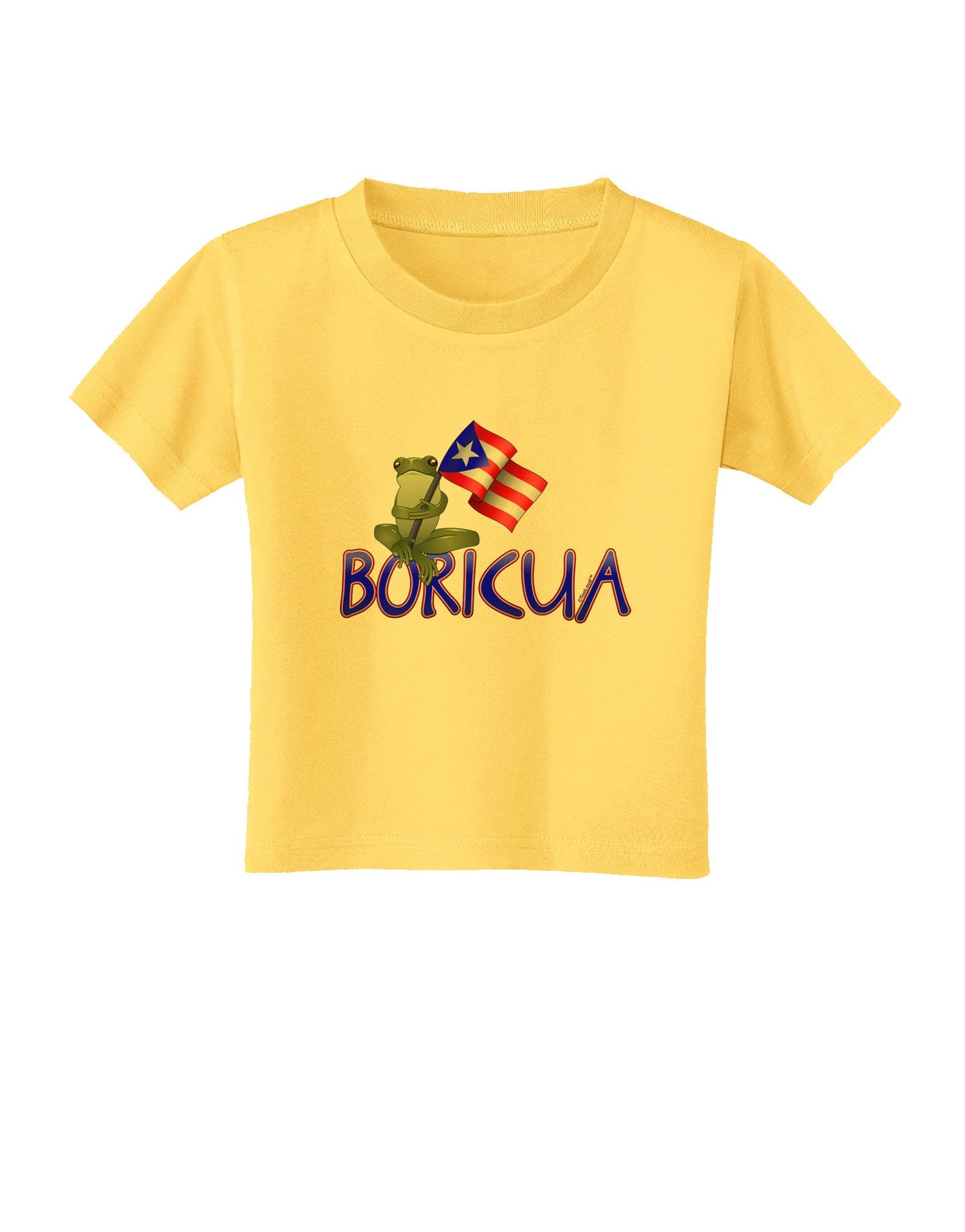 Coqui Boricua Toddler T-Shirt-Toddler T-Shirt-TooLoud-Yellow-2T-Davson Sales