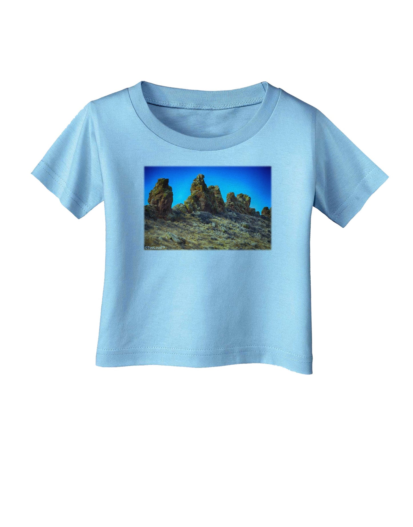 Crags in Colorado Infant T-Shirt by TooLoud-Infant T-Shirt-TooLoud-Aquatic-Blue-06-Months-Davson Sales