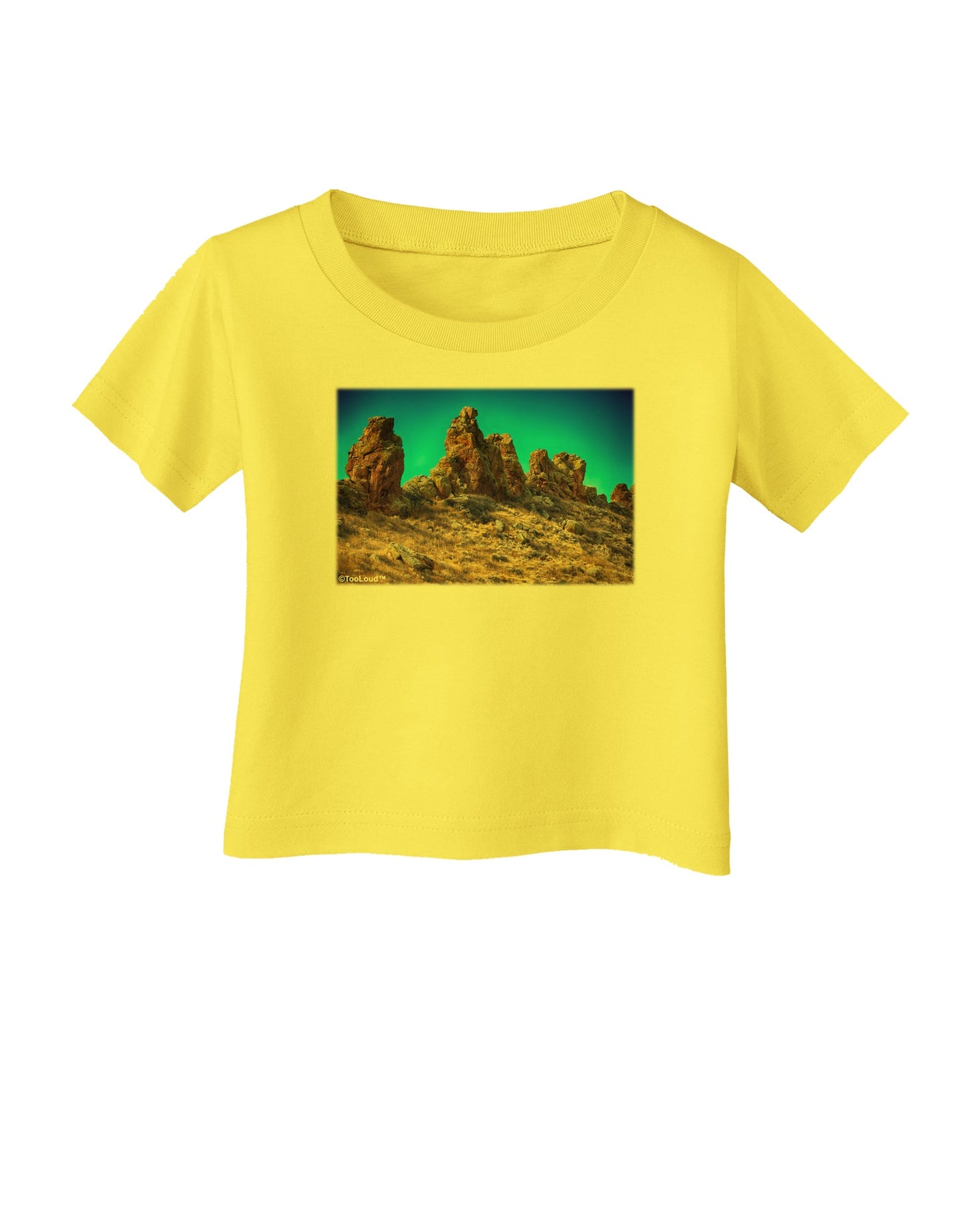Crags in Colorado Infant T-Shirt by TooLoud-Infant T-Shirt-TooLoud-Yellow-06-Months-Davson Sales