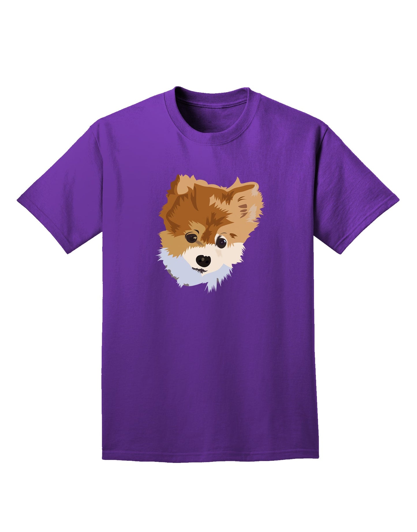 Custom Pet Art Adult Dark T-Shirt by TooLoud-TooLoud-Purple-Small-Davson Sales