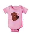 Cute Beaver Baby Romper Bodysuit-Baby Romper-TooLoud-Pink-06-Months-Davson Sales