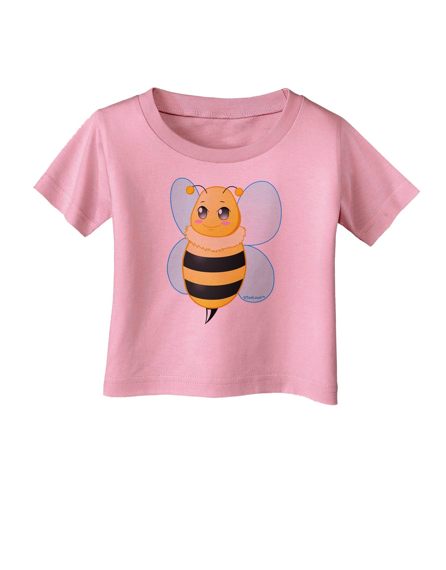 Cute Bee Infant T-Shirt-Infant T-Shirt-TooLoud-Candy-Pink-06-Months-Davson Sales