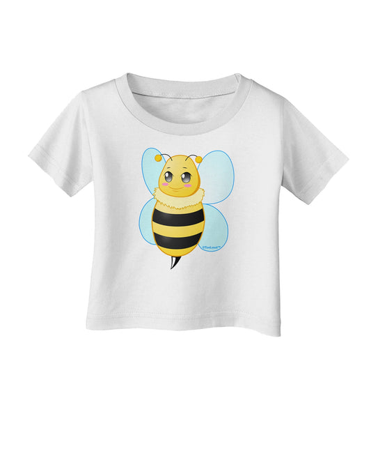 Cute Bee Infant T-Shirt-Infant T-Shirt-TooLoud-White-06-Months-Davson Sales