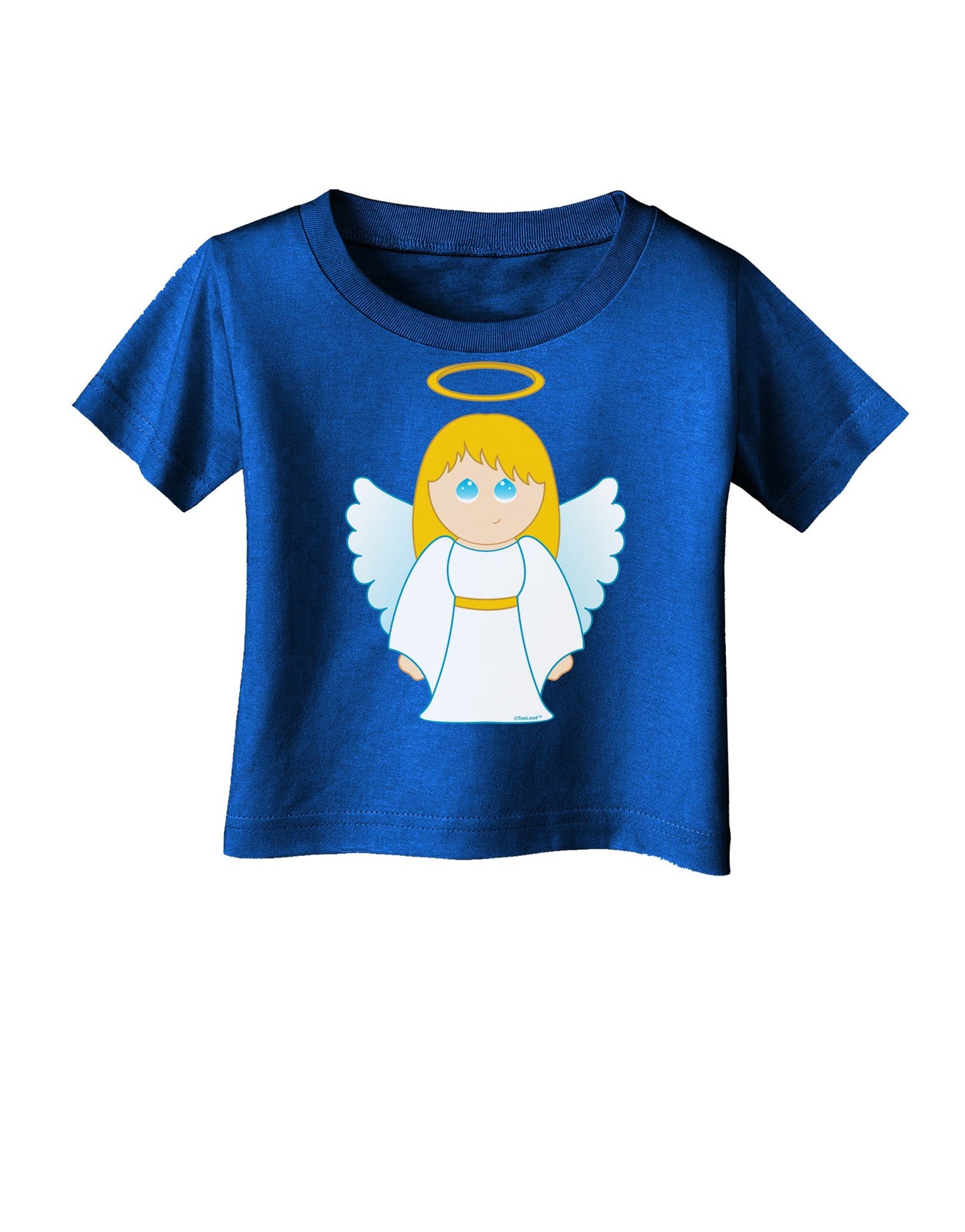 Cute Christmas Angel Girl Infant T-Shirt Dark-Infant T-Shirt-TooLoud-Red-06-Months-Davson Sales