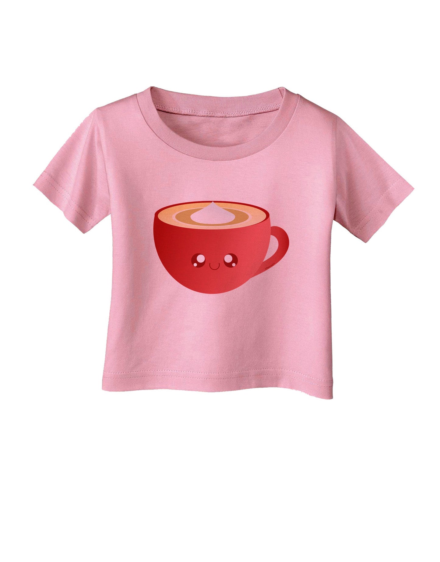 Cute Christmas Drink Eggnog Infant T-Shirt-Infant T-Shirt-TooLoud-Candy-Pink-06-Months-Davson Sales