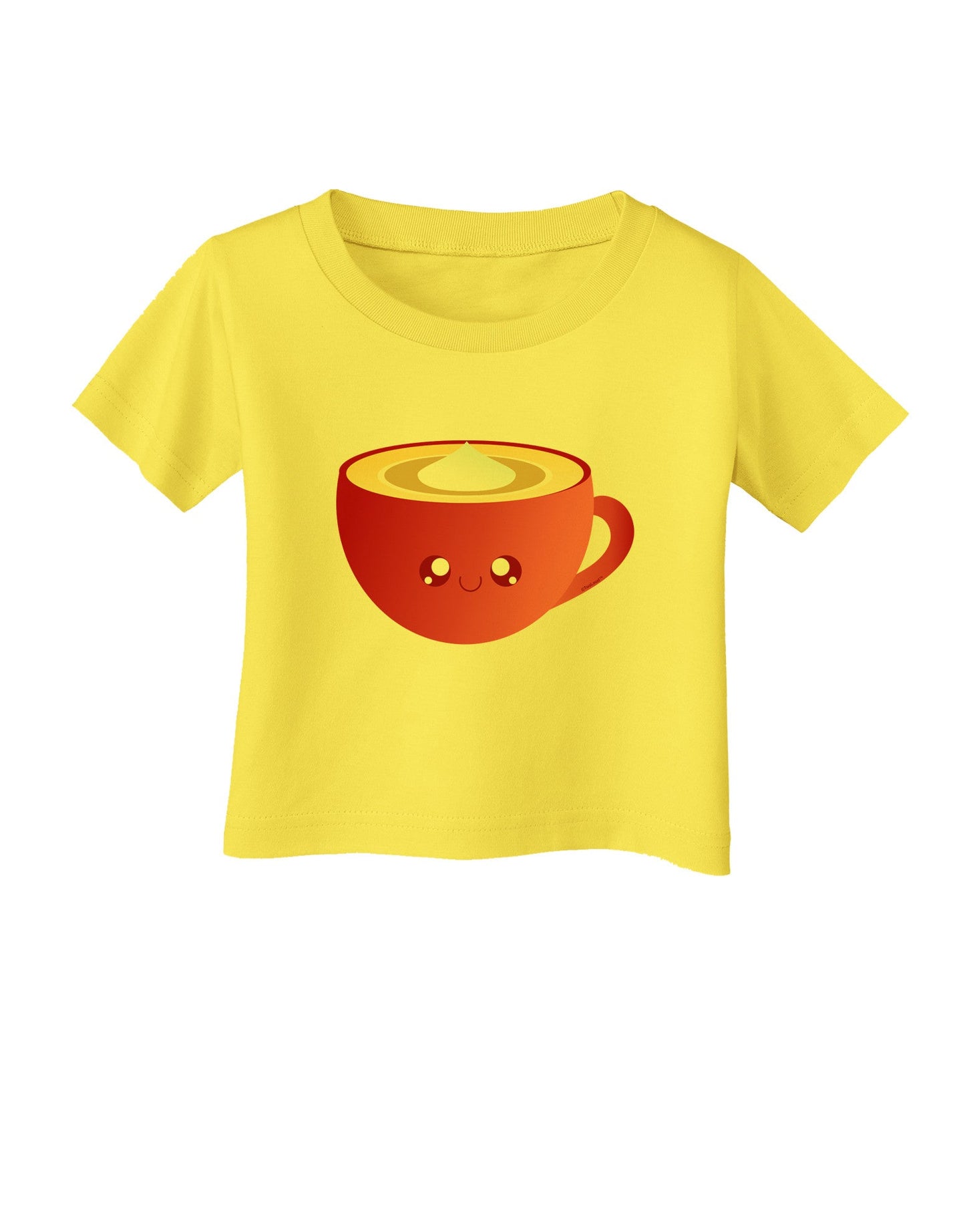 Cute Christmas Drink Eggnog Infant T-Shirt-Infant T-Shirt-TooLoud-Yellow-06-Months-Davson Sales