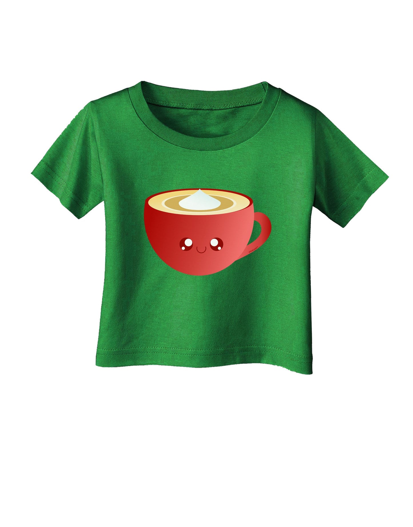 Cute Christmas Drink Eggnog Infant T-Shirt Dark-Infant T-Shirt-TooLoud-Royal-Blue-06-Months-Davson Sales