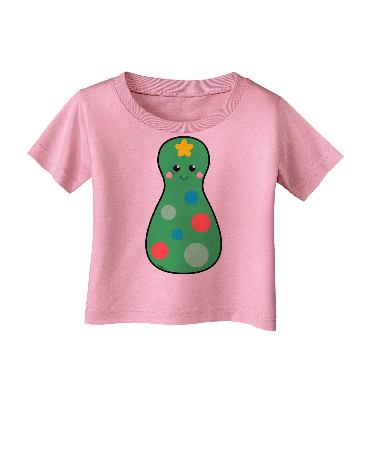 Cute Christmas Tree Matryoshka Nesting Doll Infant T-Shirt-Infant T-Shirt-TooLoud-Candy-Pink-06-Months-Davson Sales
