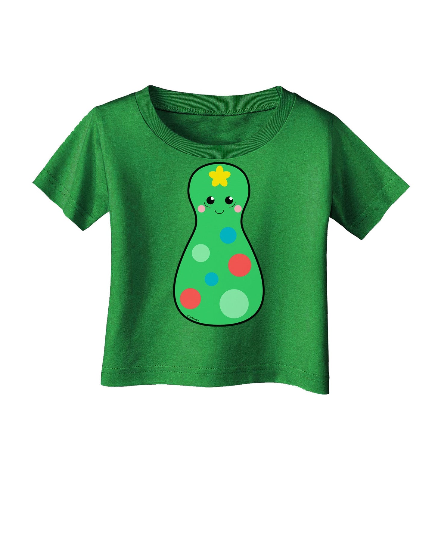 Cute Christmas Tree Matryoshka Nesting Doll Infant T-Shirt Dark-Infant T-Shirt-TooLoud-Royal-Blue-06-Months-Davson Sales