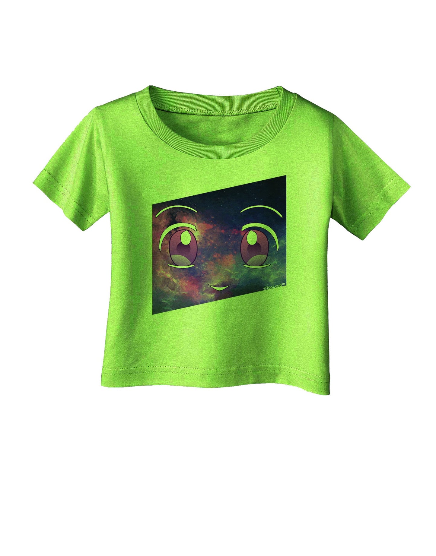 Cute Cosmic Eyes Infant T-Shirt-Infant T-Shirt-TooLoud-Lime-Green-06-Months-Davson Sales