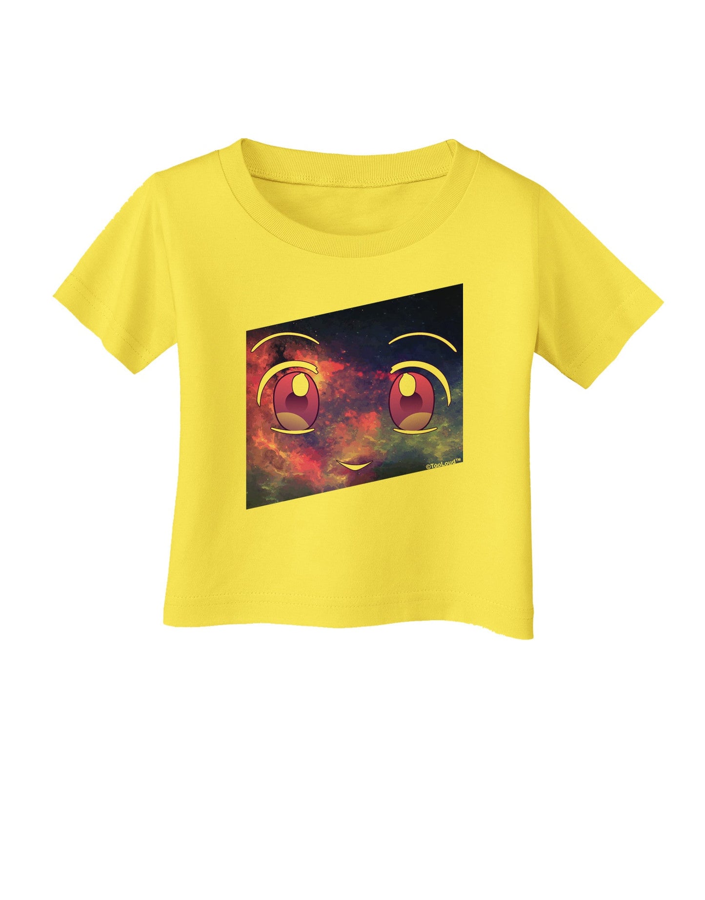 Cute Cosmic Eyes Infant T-Shirt-Infant T-Shirt-TooLoud-Yellow-06-Months-Davson Sales