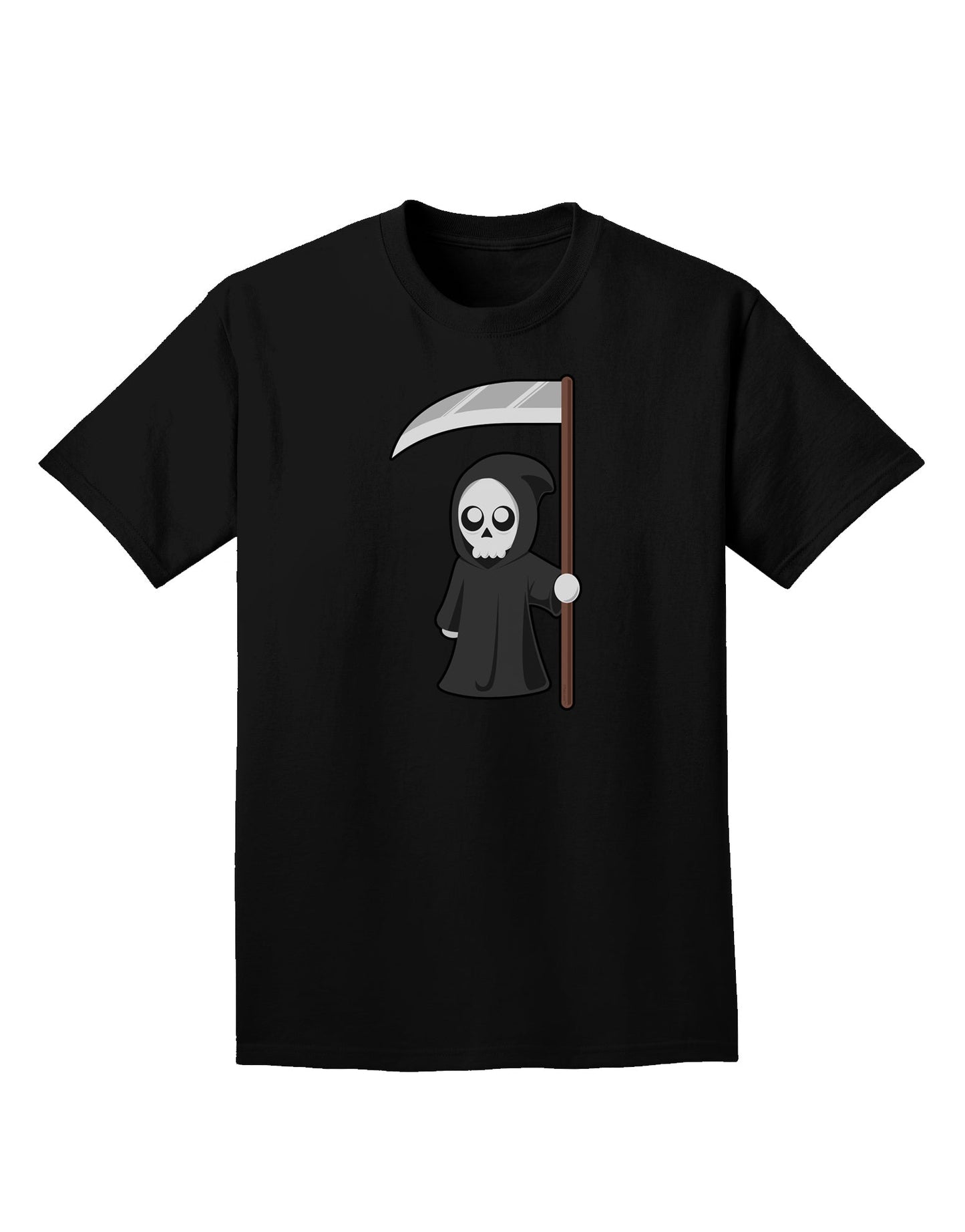 Cute Grim Reaper - Halloween Adult Dark T-Shirt-Mens T-Shirt-TooLoud-Black-Small-Davson Sales