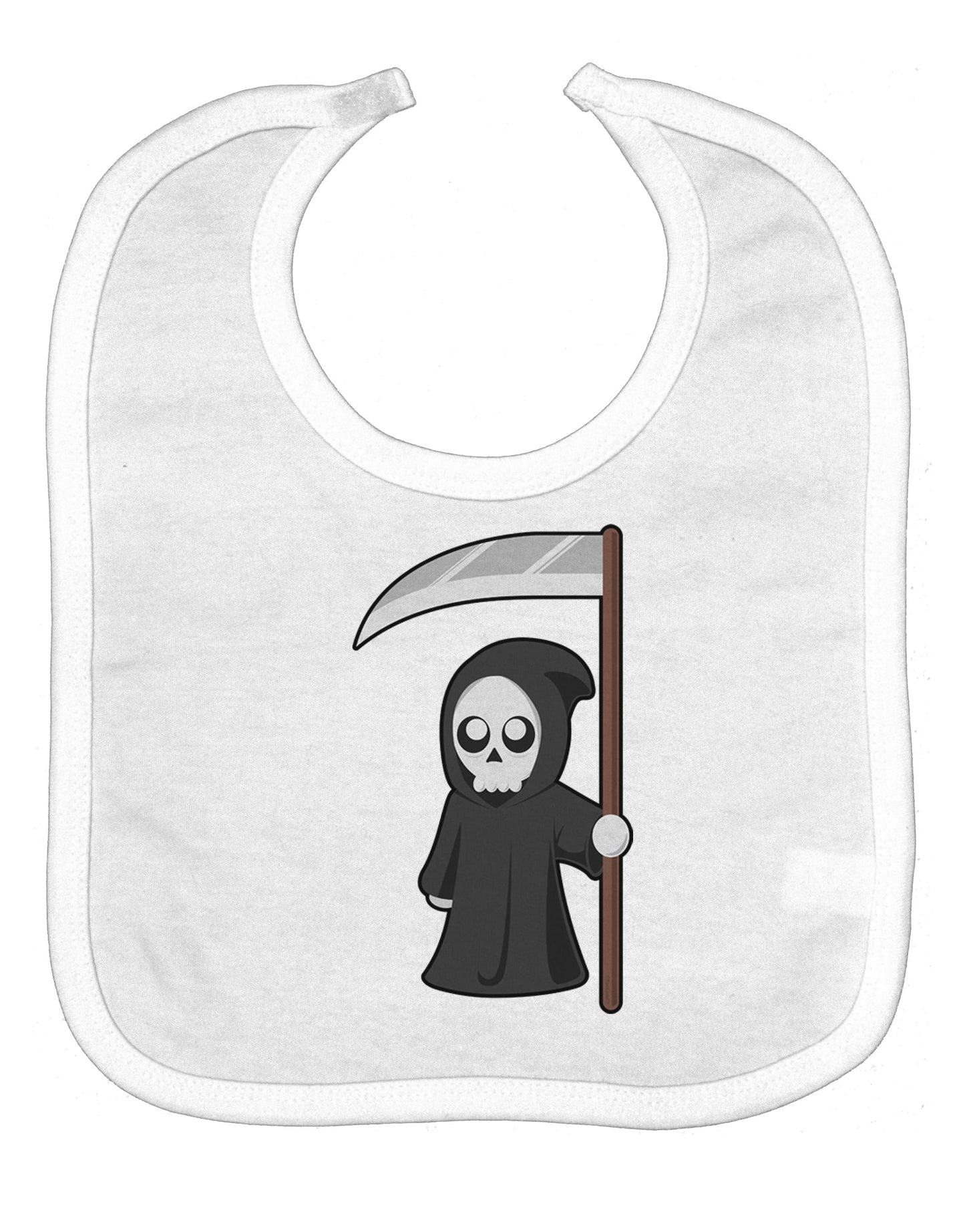 Cute Grim Reaper - Halloween Baby Bib
