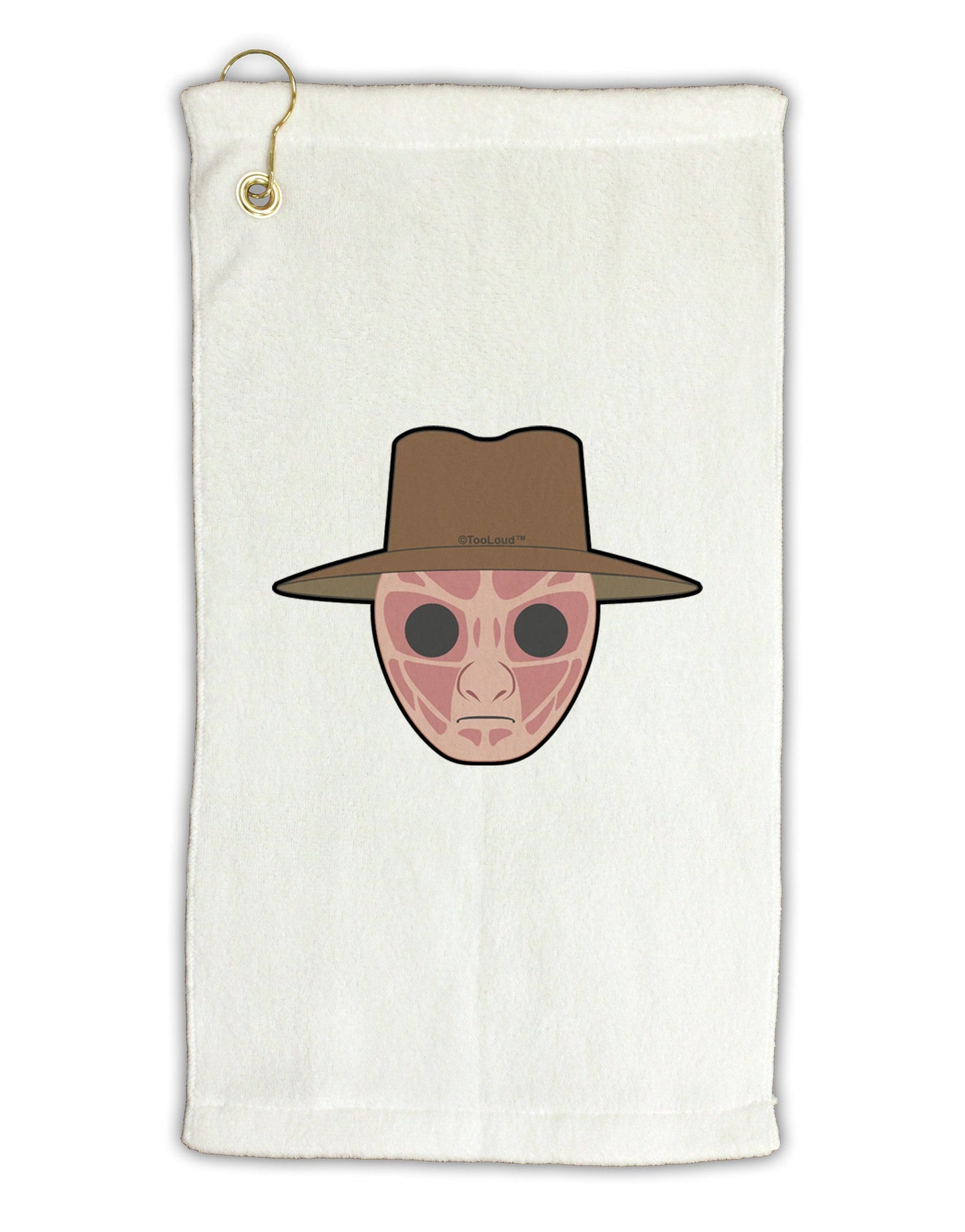 Cute Lil Monster 2 Micro Terry Gromet Golf Towel 11"x19-Golf Towel-TooLoud-White-Davson Sales