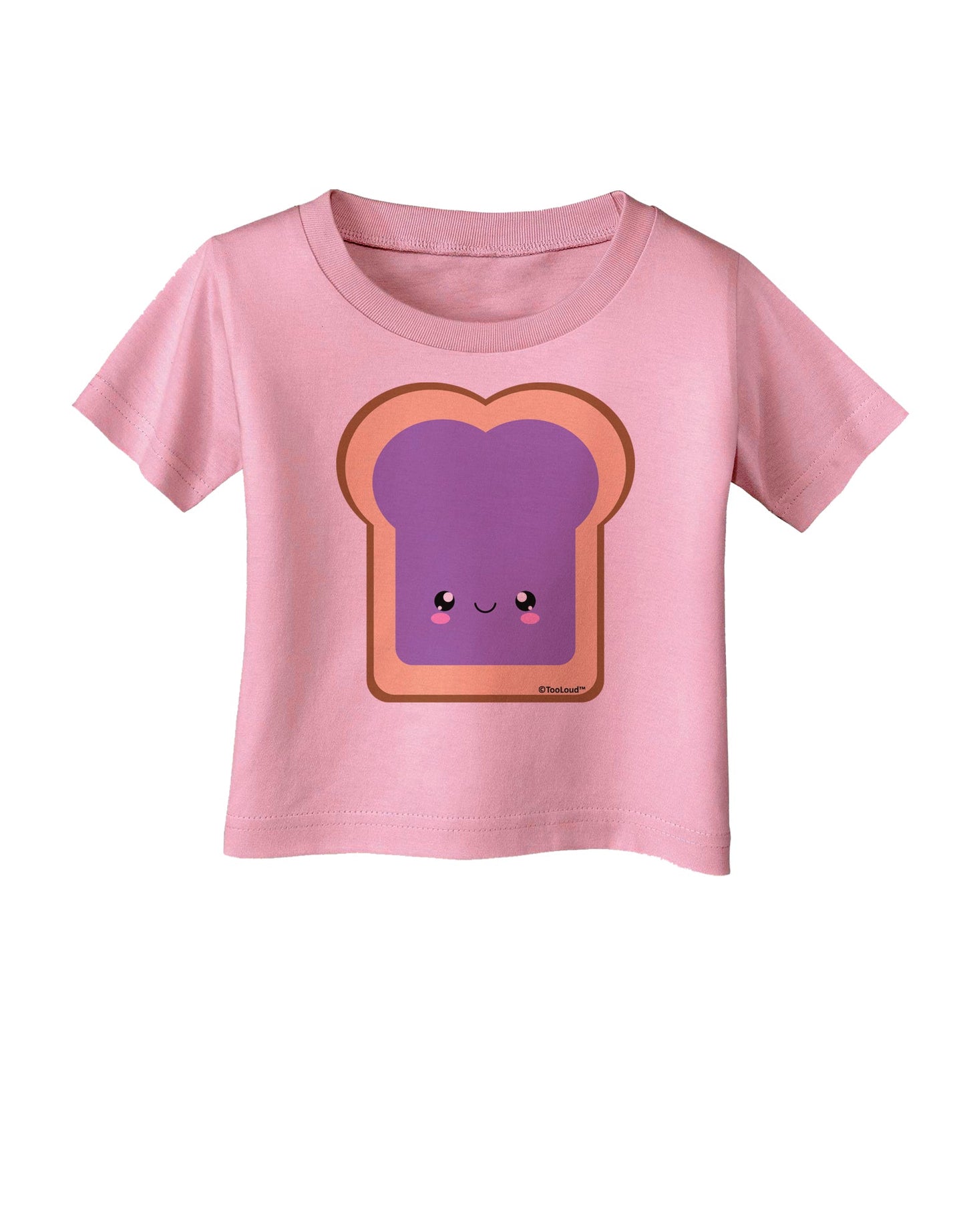 Cute Matching Design - PB and J - Jelly Infant T-Shirt by TooLoud-Infant T-Shirt-TooLoud-Candy-Pink-06-Months-Davson Sales