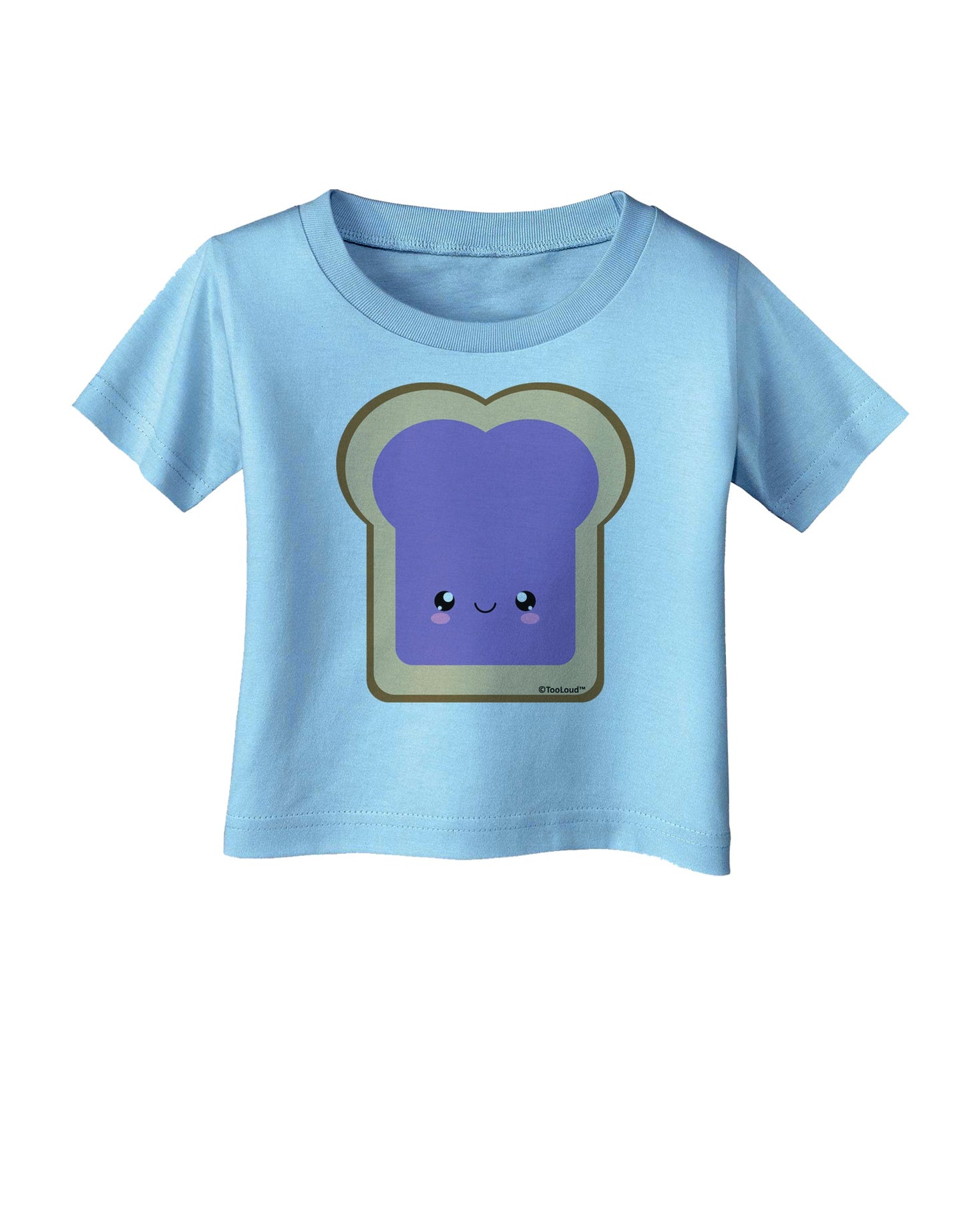 Cute Matching Design - PB and J - Jelly Infant T-Shirt by TooLoud-Infant T-Shirt-TooLoud-Aquatic-Blue-06-Months-Davson Sales