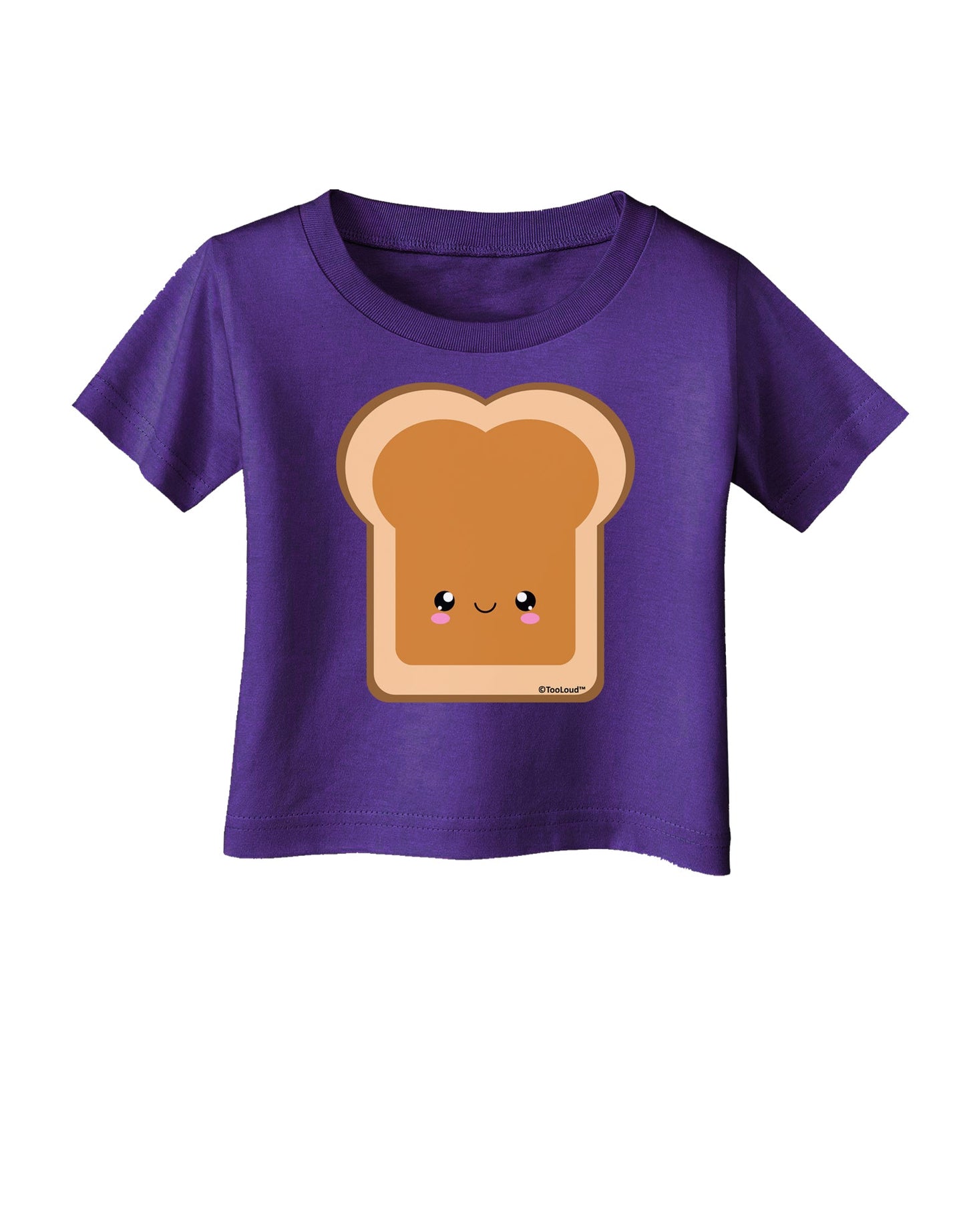 Cute Matching Design - PB and J - Peanut Butter Infant T-Shirt Dark by TooLoud-Infant T-Shirt-TooLoud-Purple-06-Months-Davson Sales