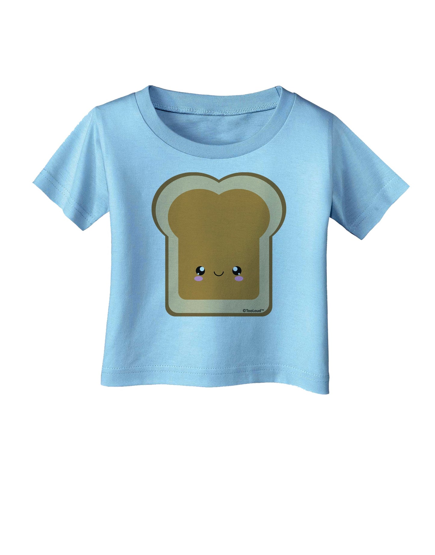 Cute Matching Design - PB and J - Peanut Butter Infant T-Shirt by TooLoud-Infant T-Shirt-TooLoud-Aquatic-Blue-06-Months-Davson Sales