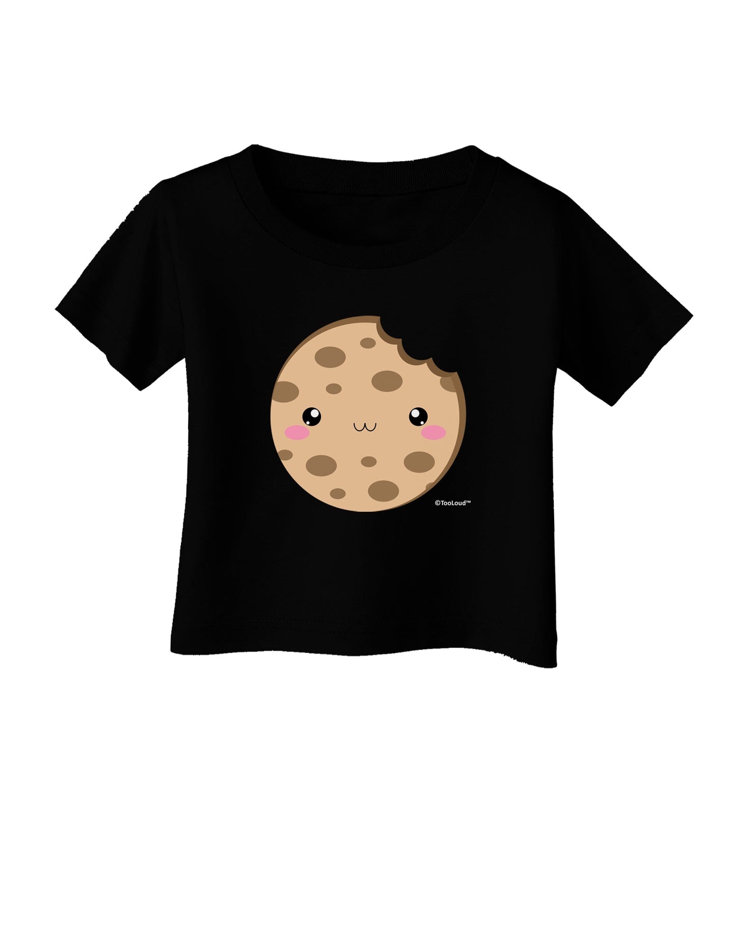 Cute Matching Milk and Cookie Design - Cookie Infant T-Shirt Dark by TooLoud-Infant T-Shirt-TooLoud-Black-06-Months-Davson Sales