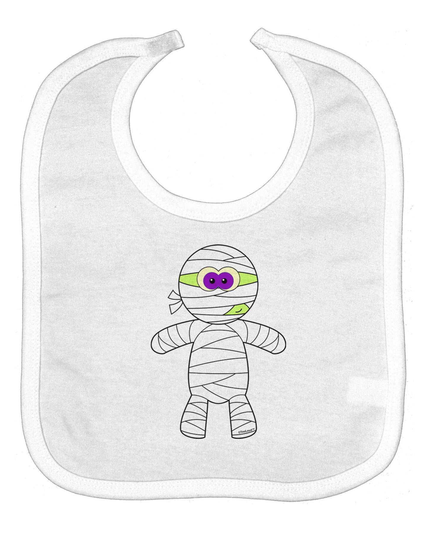 Cute Mummy Halloween Baby Bib