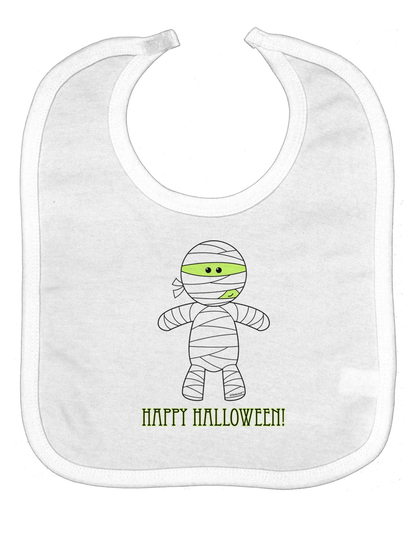 Cute Mummy Happy Halloween Baby Bib