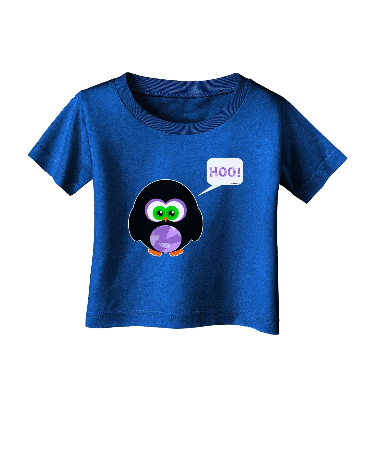 Cute Owl Halloween Hoo Infant T-Shirt Dark-Infant T-Shirt-TooLoud-Red-06-Months-Davson Sales